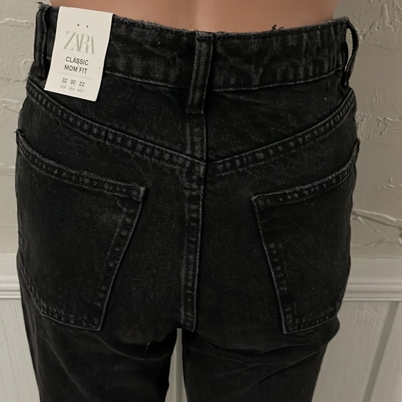 Zara NWT black high rise ankle fit - Picture 4 of 8